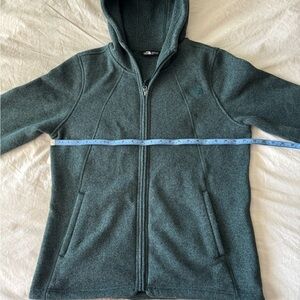 The North Face Green Zip-Up Hoodie
